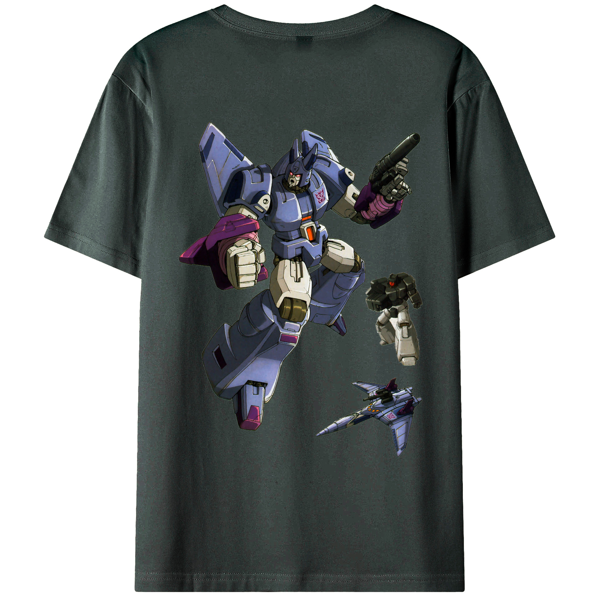 （画像用）  綿100％ メンズ半袖Tシャツ（バックプリント） 通気性